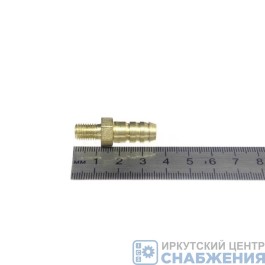 Штуцер М8х1.0 шланг 8мм НР СШН8М8 (уп.5)