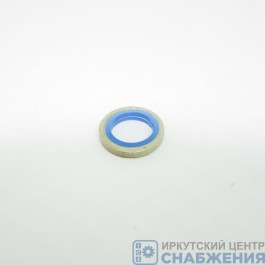 Шайба М 10 стальная с резинкой АМАЗ тип 1 синяя (уп.50)