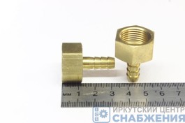 Штуцер М18х1.5 шланг 8мм ВР СШВ8М18