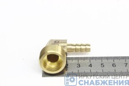 Угольник М22х1.5 шланг 8мм, наружняя резьба СШН-Г8М22