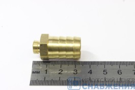 Штуцер М10х1.0 шланг 16мм НР (уп.5)
