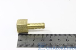 Штуцер М10х1.0 шланг 8мм ВР СШВ8М10 (уп.5)