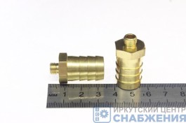 Штуцер М8х1.0 шланг 16мм НР (уп.5)