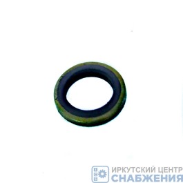 Шайба М 10 стальная с резинкой АМАЗ тип 1 черная (уп.100) ШУ10-1