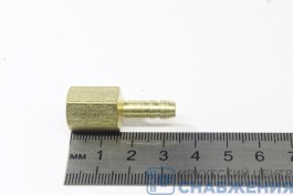 Штуцер М10х1.0 шланг 6мм ВР СШВ6М10 (уп.5)