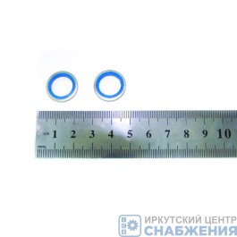 Шайба М 12 стальная с резинкой АМАЗ тип 1 черн (уп. 100), ШУ12-1