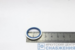 Шайба М 20 стальная с резинкой АМАЗ тип 1 синяя (уп.50)