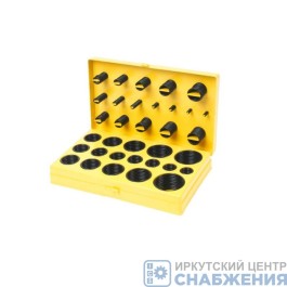 Набор резиновых колец 32 размерА 419шт, желтые НБР01Е