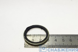 Шайба М 27 стальная с резинкой АМАЗ тип 1 черная