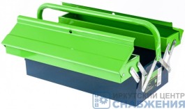 Ящик для инструмента, 430х200х160мм, три секции, металлический СИБРТЕХ 90750