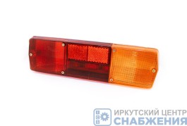 Фонарь задний правый 24В КАМАЗ МАЗ УРАЛ ЗИЛ 6 болтов без лампы (уп.6) ТехАвтоСвет 130.3716-218