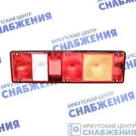 Фонарь задний правый 24В КАМАЗ ЕВРО МАЗ УРАЛ ЗИЛ с боковым габаритом разъем АМР ТехАвтоСвет 7442.3716-270