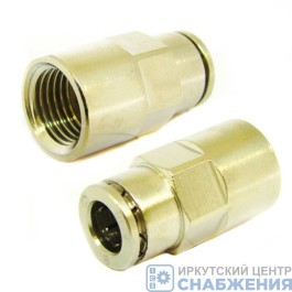 Фитинг цанга прямой 8мм 1/4", CAMOZZI R6463 8-1/4