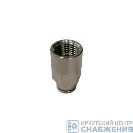 Фитинг цанга прямой 6мм 1/4", CAMOZZI R6463 6-1/4