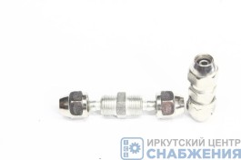 Фитинг стяжной прямой, 14х14мм, металл.,32000339