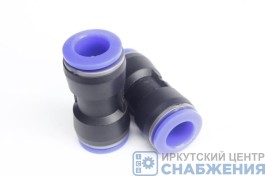 Фитинг прямой, 14х14 мм, пластик АТ10339/PUC14