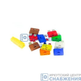 Предохранитель 5-30А плоский флажковый с пинцетом блистер (к-т 10шт) ТОП АВТО ТА-06599