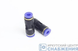 Фитинг прямой, 9х9мм, пластик АТ10335/PUC9