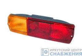 Фонарь задний левый с подсветкой 24В КАМАЗ МАЗ УРАЛ ЗИЛ 2 болта б/л (уп.6) ТехАвтоСвет 353.3716-00