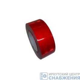 Лента светоотражающая алмазная L=20м (50мм красная) цена указана за 1м LT-P5020R