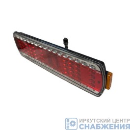 Фонарь задний левый 12-24В КАМАЗ-5490 LED со жгутом разъем СЦАЗ с габаритом