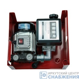 Насос для перекачки топлива 220V 60л/мин помповый со счетчиком 550Вт (пистолет+шланги) в сборе БелАК 12088