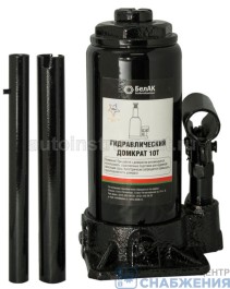 Домкрат гидравл.бутылочный, 10т, БелАК БЕЛАК00032