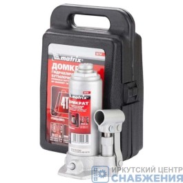 Домкрат гидравл.бутылочный, 4т, двухплунжерный пластиковый кейс БелАК