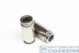 Фитинг прямой, 12х12 мм, металл. АТ10388/MPUC012