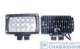 Фара противотуманная OFF-Road 15диодов 45W прямоугольная рассеиваемый свет, 158*95*69, ТН-W0145Е Flood