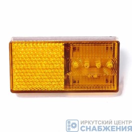 Фонарь боковой маркерный 24В желтый LED универсальный ТехАвтоСвет 431.3731