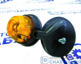 Указатель поворота УП-101 6LED 24V универсальный с пыльником белый ТЕХАВТОСВЕТ УП101-6LED-24V