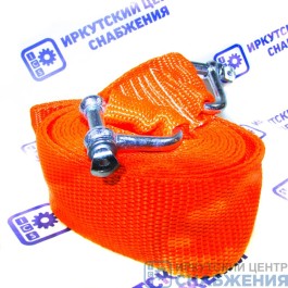 Трос буксировочный 10т 5м 2 скобы М12 в сумке РОСТРОС 187126
