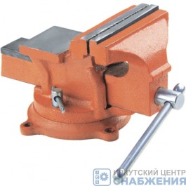 Тиски слесарные 200мм поворотные с наковальней SPARTA 186295