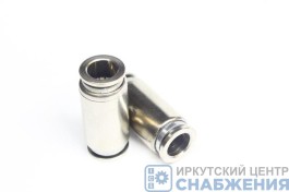 Фитинг прямой, 6х6 мм, металл. АТ10382/MPUC6