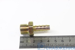 Штуцер М16х1.5 шланг 8мм НР (уп.5) СШН8М16
