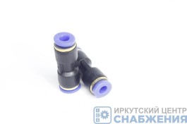 Фитинг прямой, 8х8мм, пластик БелАК АТ10334