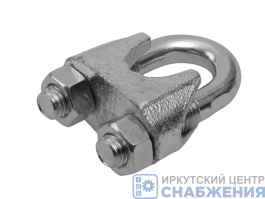 Зажим троса ЗУБР DIN 741 оцинкованный 8мм ТФ5 (уп.60) 4-304415-08