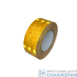 Лента светоотражающая алмазная L=20м (50мм желтая) цена указана за 1м LT-P5020Y