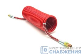 Шланг п/прицепа спиральн.воздушн.М16 L=7,5м (двухслойный, красный) SORL 37300510010 (ан.5410-5009052)