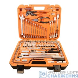 Набор инструмента, 6гр. 1/2",1/4" DR,6РТ 123пр. АвтоДело 39824