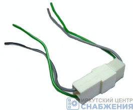 Колодка соединительная 2-клемная с проводом КЛ065-1 12000038