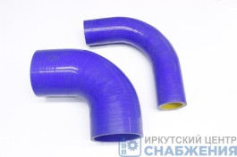 Патрубок угловой 90град D-45, L-100х100 силикон DCEC