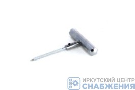 Шило для зачистки проколов спиральное металлическая ручка длина 100мм EVERWINNER TRT-010A