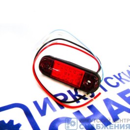 Стробоскоп LED-12 ЯРКОН полоска мини красный 24V АС.001.3757-03