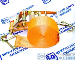 Стяжка груза 7-14т 10м ширина ленты 75мм, с храповиком ICS