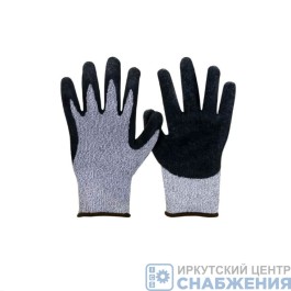 Перчатки из полиэстера со вспененным покрытием АНТИПОРЕЗ размер L ДЕД БАНЗАЙ 15131К