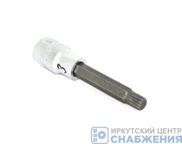 Головка торцевая 1/2", L=100мм со вставкой SPLINE М10 Профи АвтоДело 39200