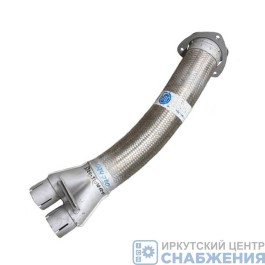 Металлорукав КАМАЗ в сборе D=90мм, L=661мм в оплетке, нержавеющая сталь 5320-1203012-01 МЕТАЛЛОКОМПЕНСАТОР 000.4859.12.000-О