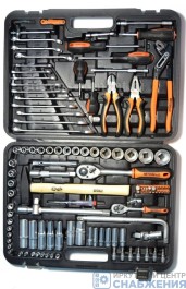 Набор инструмента, 6гр. 1/2",1/4" DR, 119 пр., АвтоДело 39909